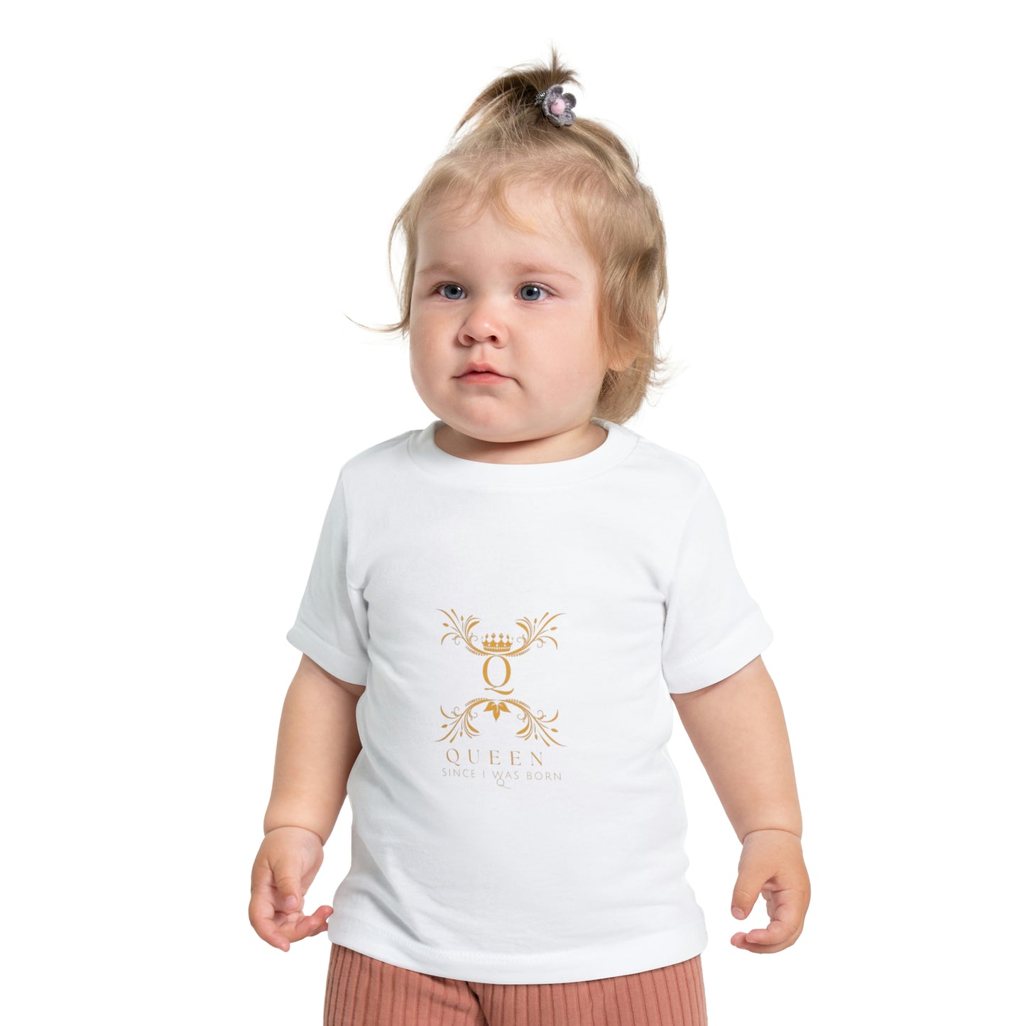 "Queen Since I Was Born" Baby Short Sleeve T-Shirt