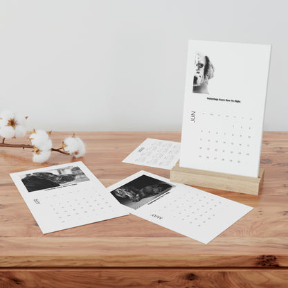 "Underdogs Know How To Fight" Vertical Desk Calendar (2023)
