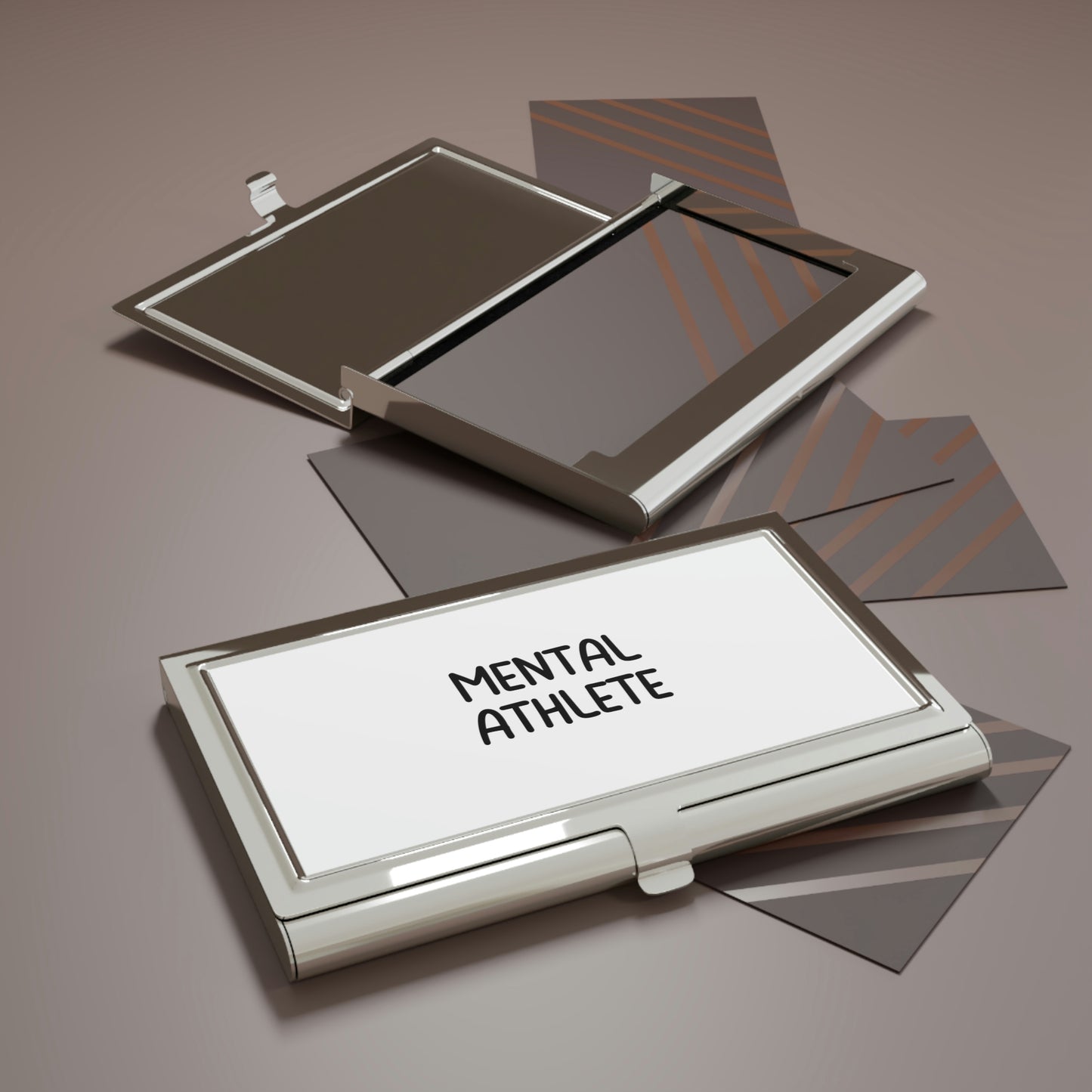 Mental Athlete Business Card Holder