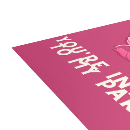 "Ta Ta to My Ta-Tas" Party Greeting Card Bundles (envelopes not included)