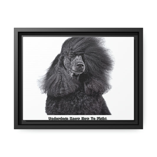 Matte Canvas, Black Frame