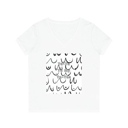 Day-of Mastectomy Surgery or Pre-Surgery Party V-Neck T-Shirt