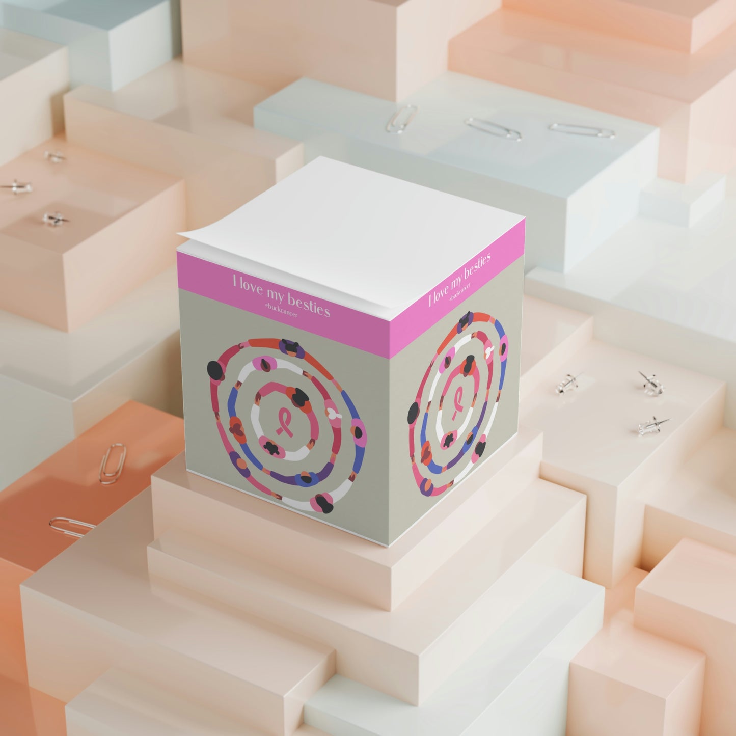 Note Cube for Women with Cancer